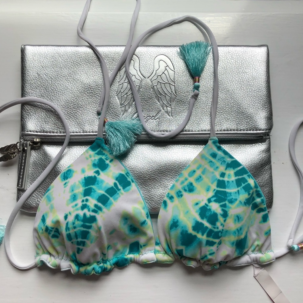 Victoria’s Secret The Teeny Triangle Tie Dye Bikini Top Size Small